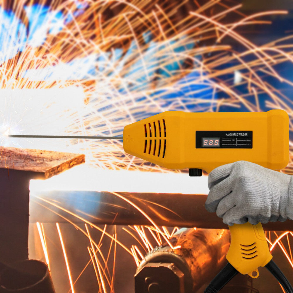 Electric Welder Handheld Welding Machine Kit 110V 3000W Portable Digital Welder