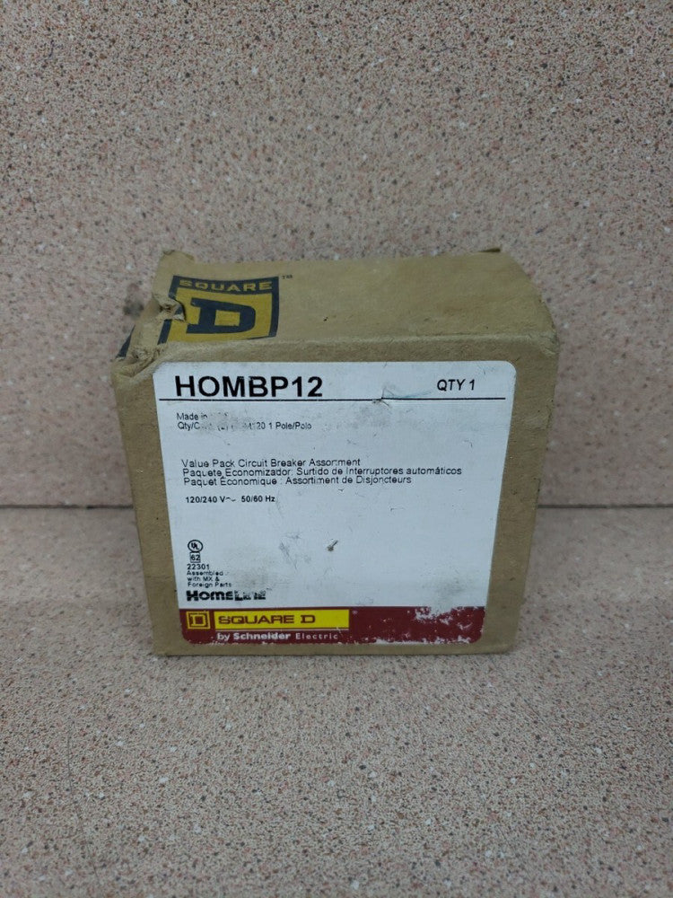 NEW SQUARE D HOMBP12 20A 120/240V