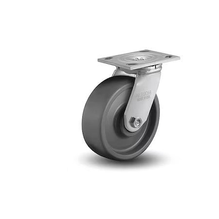 Albion 16Se08228s 8" X 2" Non-Marking Elastomer Swivel Caster, No Brake, Loads