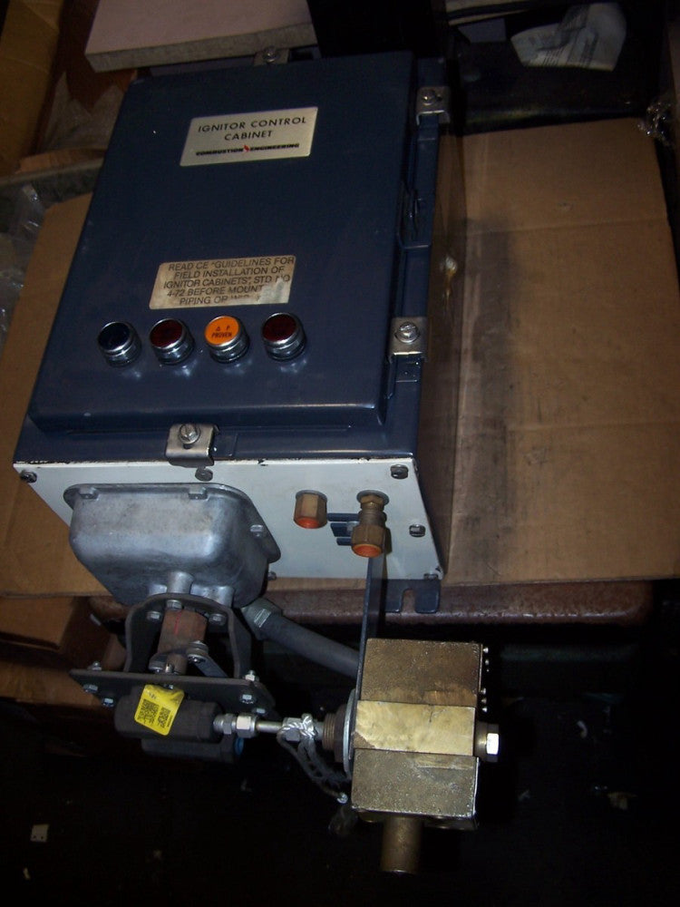 COMBUSTION ENGINEERING INVALCO IGNITOR CONTROL CABINET WITH FLOW CONTROL 2503-DI