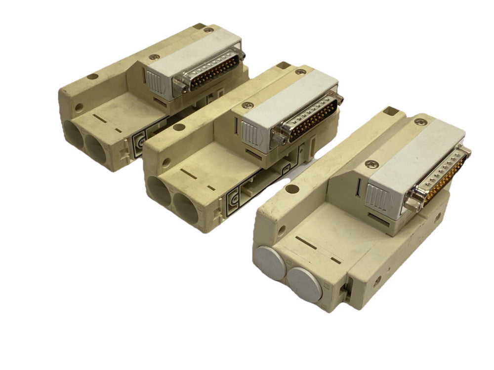 SMC SV3000 D-Sub Pneumatic Manifold Cover LOT OF 3