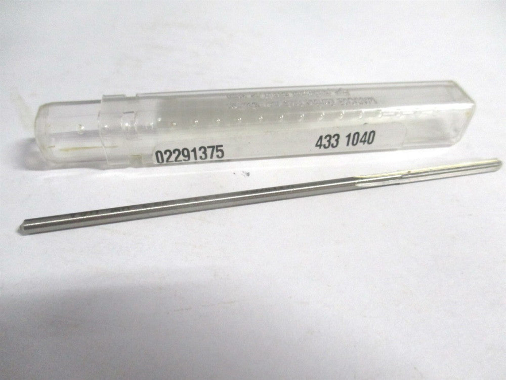 (433-0.1040) #37 7/8" x 3-1/2" OAL Straight Shank HSS 4-Flute Chucking Reamer 