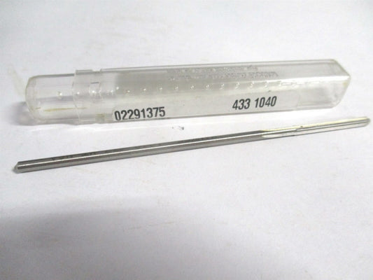 (433-0.1040) #37 7/8" x 3-1/2" OAL Straight Shank HSS 4-Flute Chucking Reamer 