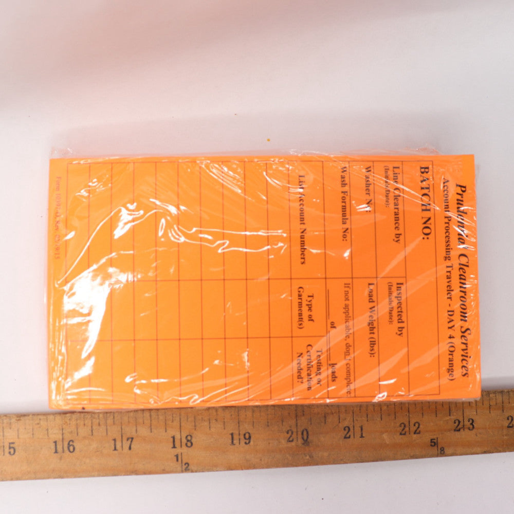(500-Page) PCS Account Processing Traveler Day Four Pad Orange 10397-O