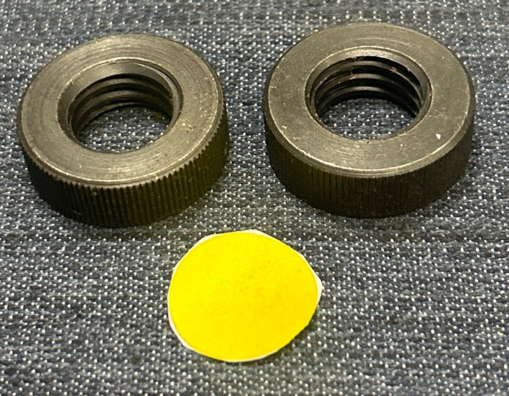 5/8"-12 KNURLED DEPTH STOP NUTS 402-12-068-5001 (LOT OF 2)