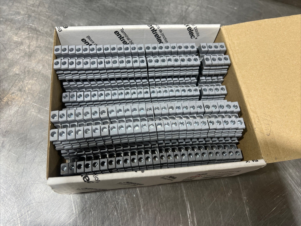 Entrelec 1SNA115271R2200 Terminal Blocks M4/6.D2 BOX OF 50 Nos Surplus