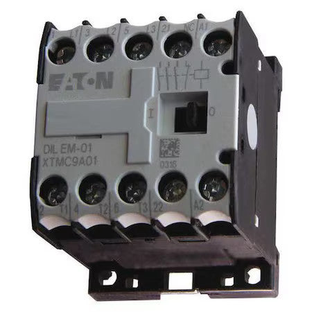 Eaton Xtmc9a01b Miniature Iec Magnetic Contactor, 3 Poles, 240 V Ac, 9 A,