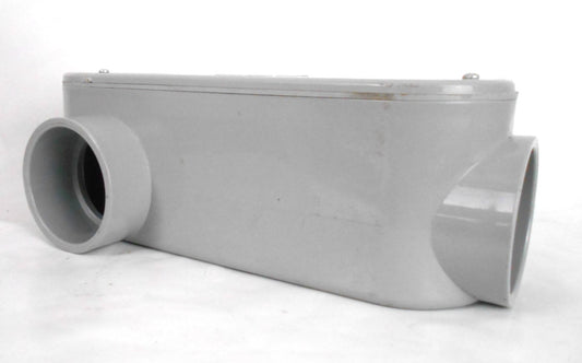 1 - 2'' Access Fittings Type LR Conduit Body PVC Gray ROYAL RSLR 60S