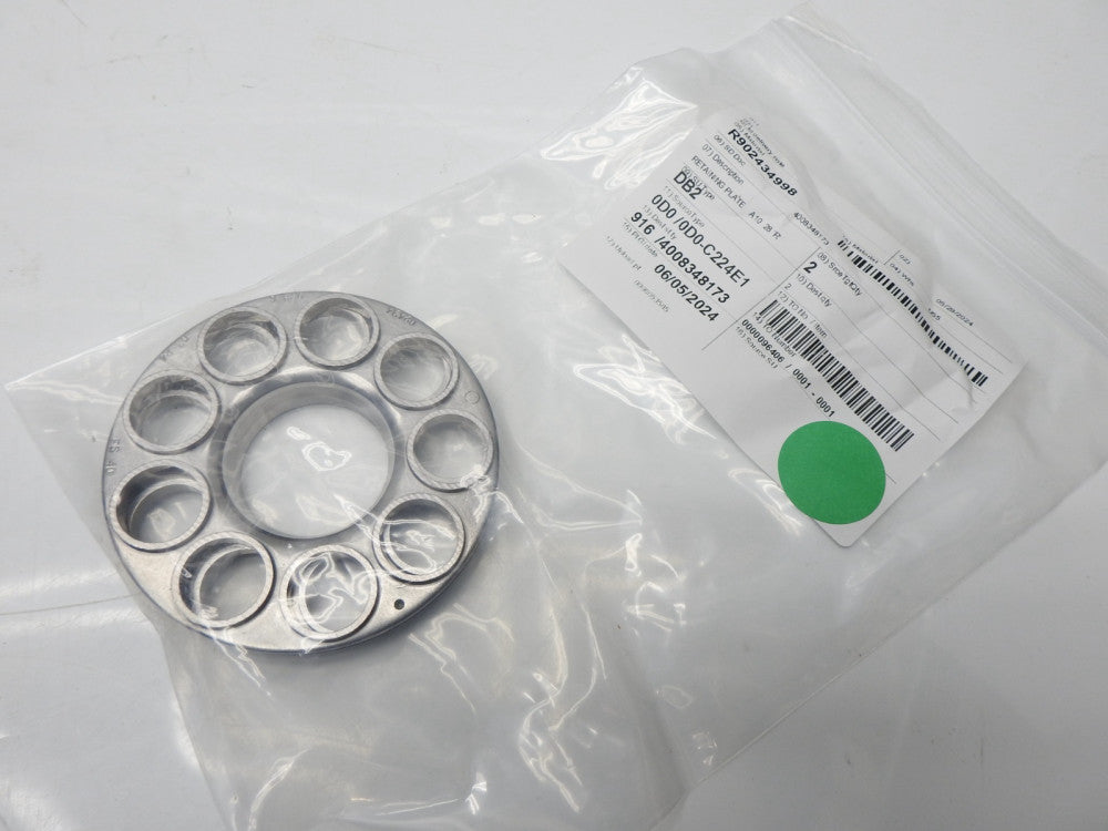 Lot of 2 - Rexroth R902434998 Retainer Plate A10VO28 OEM NEW!