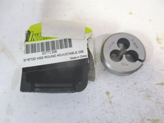 (314-1016) #4-48 UNF x 13/16" High Speed Steel RH Round Adjustable Die 