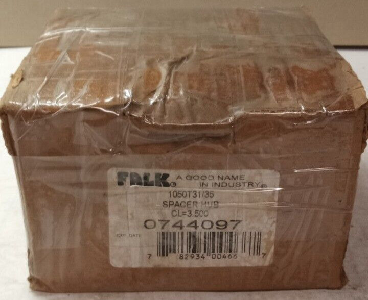 NEW FALK 1050T SPACER HUB 3.44 / 2.62 HUB 5.32 OD  1/2"- 2.3750 BORE 0744097