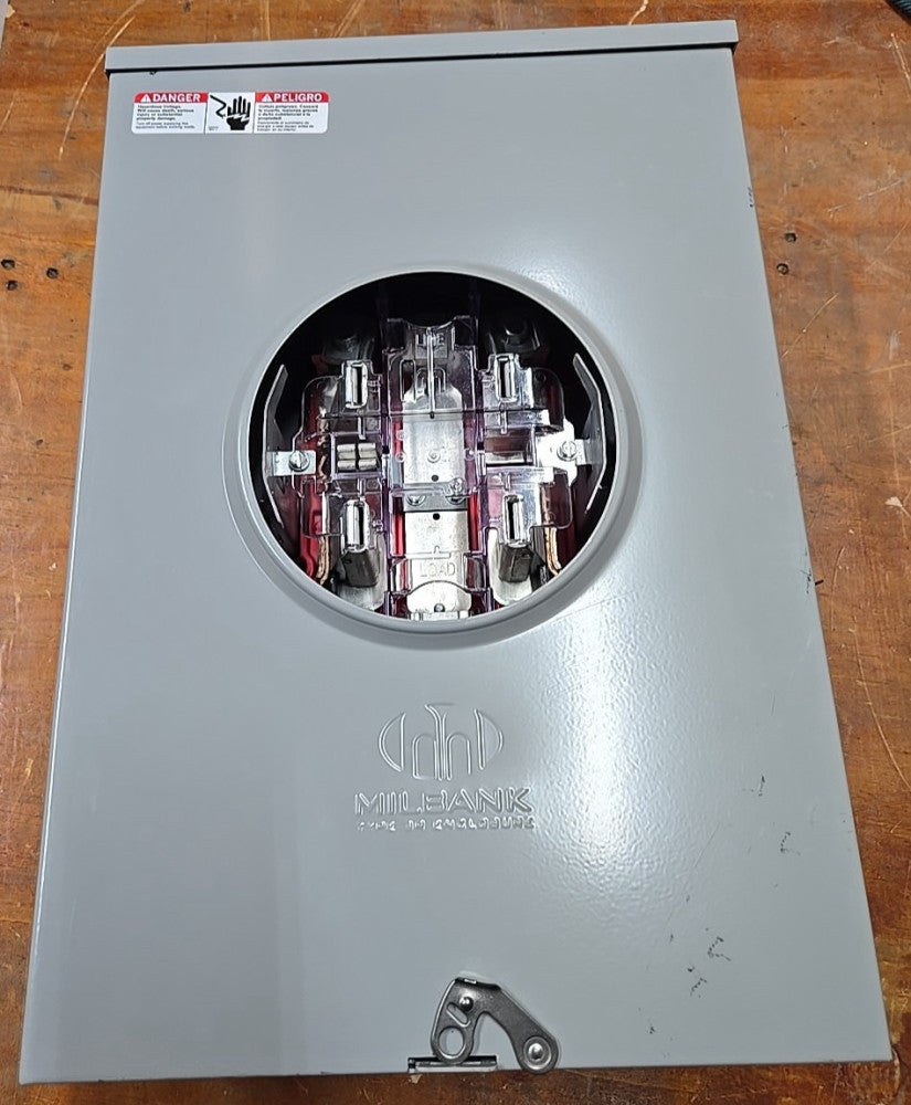 Milbank U4801-XL-5T9 Terminal ringless Meter Socket 200A