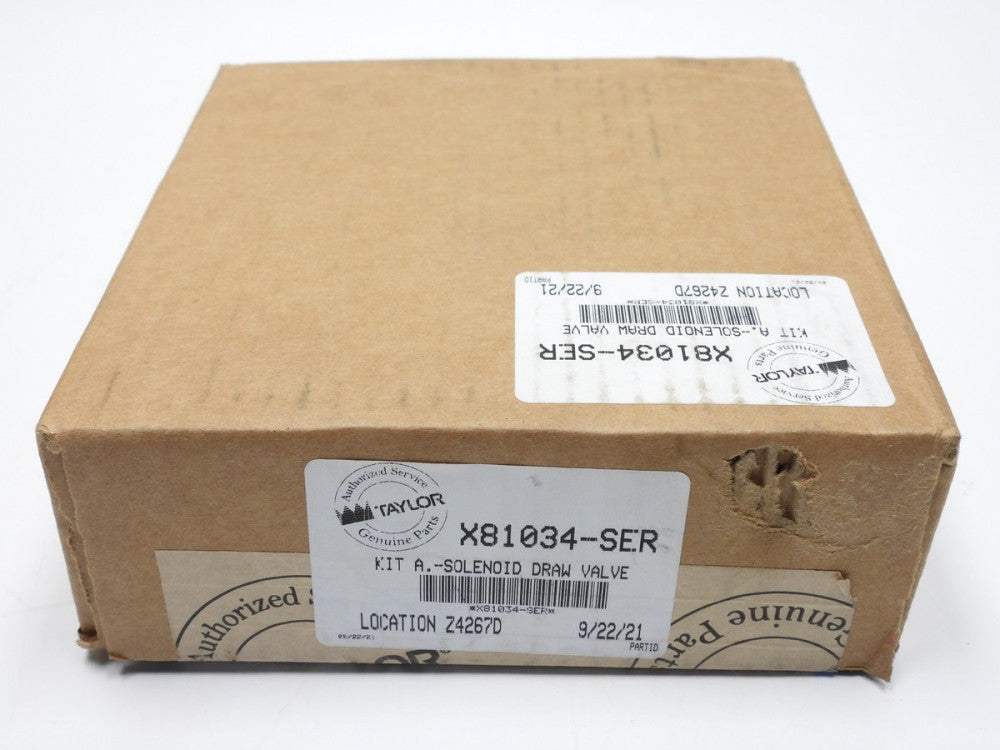 New Taylor X81034-SER, Kit A, Solenoid Draw Valve Genuine OEM Part