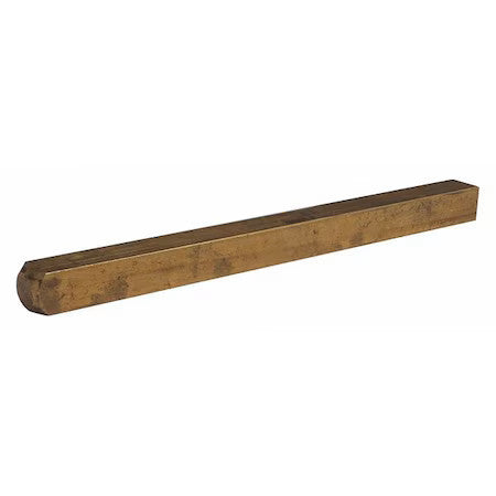 Zoro Select Cusq00087 Square Stock,0.500",1/2" W,3 Ft.