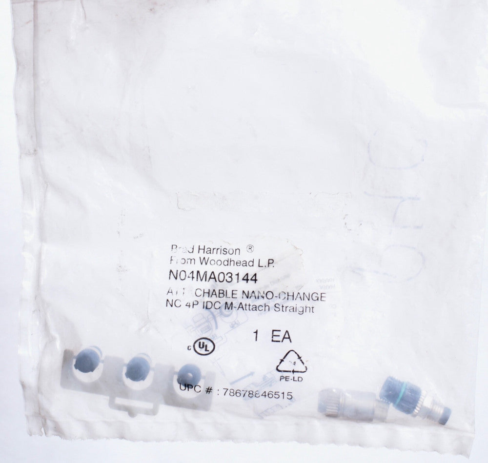 Brad Harrison IFM Nano-Change Connector E18218 N04MA03144  Factory Sealed