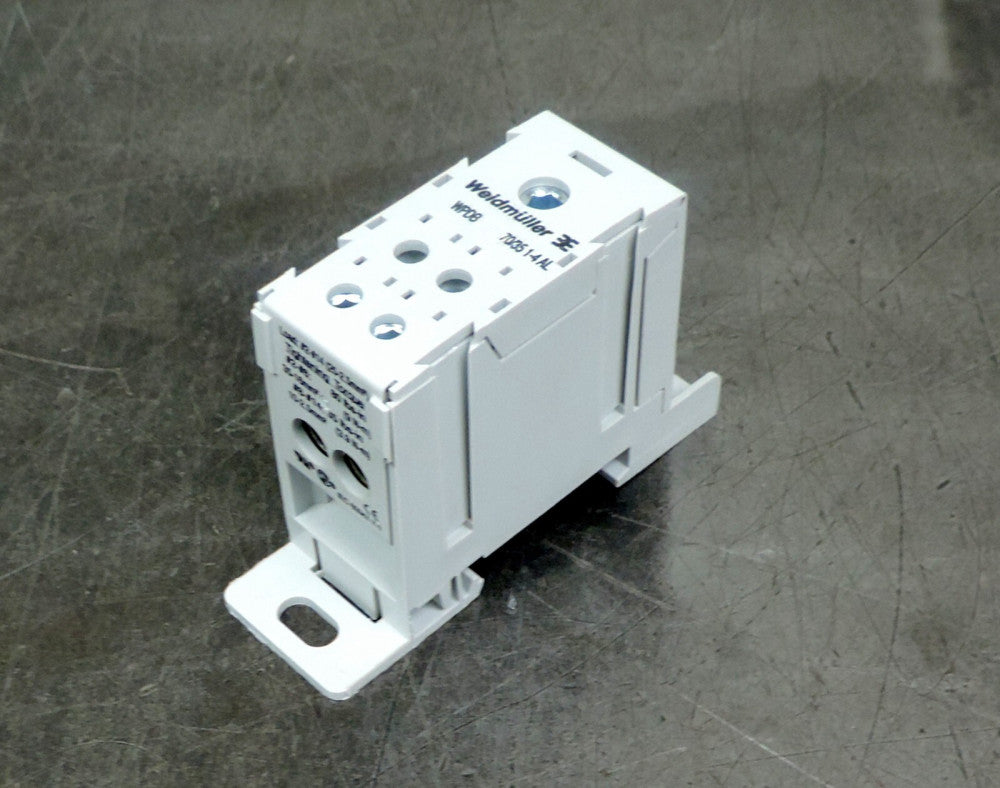 Weidmuller 1 Pole 4 Connection Power Distribution Terminal Block 1879480000