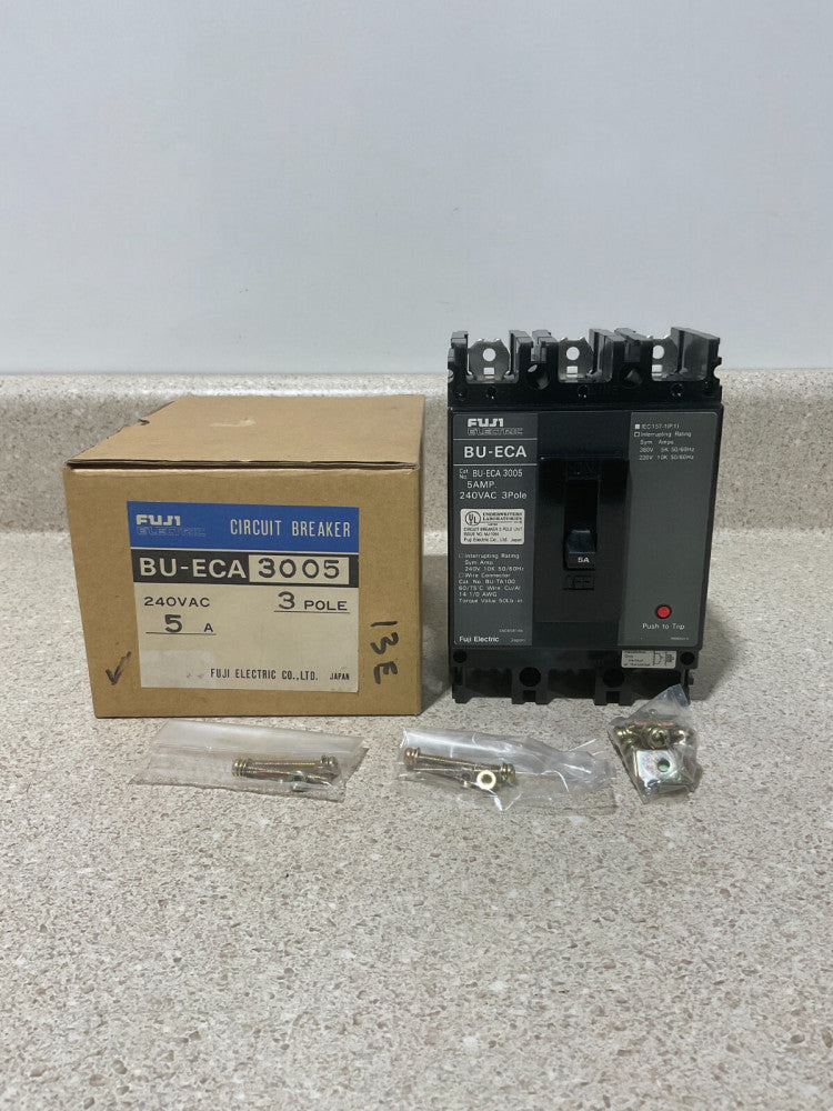 Fuji Electric BU-ECA3005 3P, 5A NEW