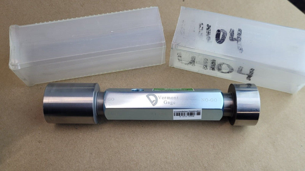 Vermont Gage V-STD-0068 / U1104 1.4280 1.4560 Go / No Go Class X Gage