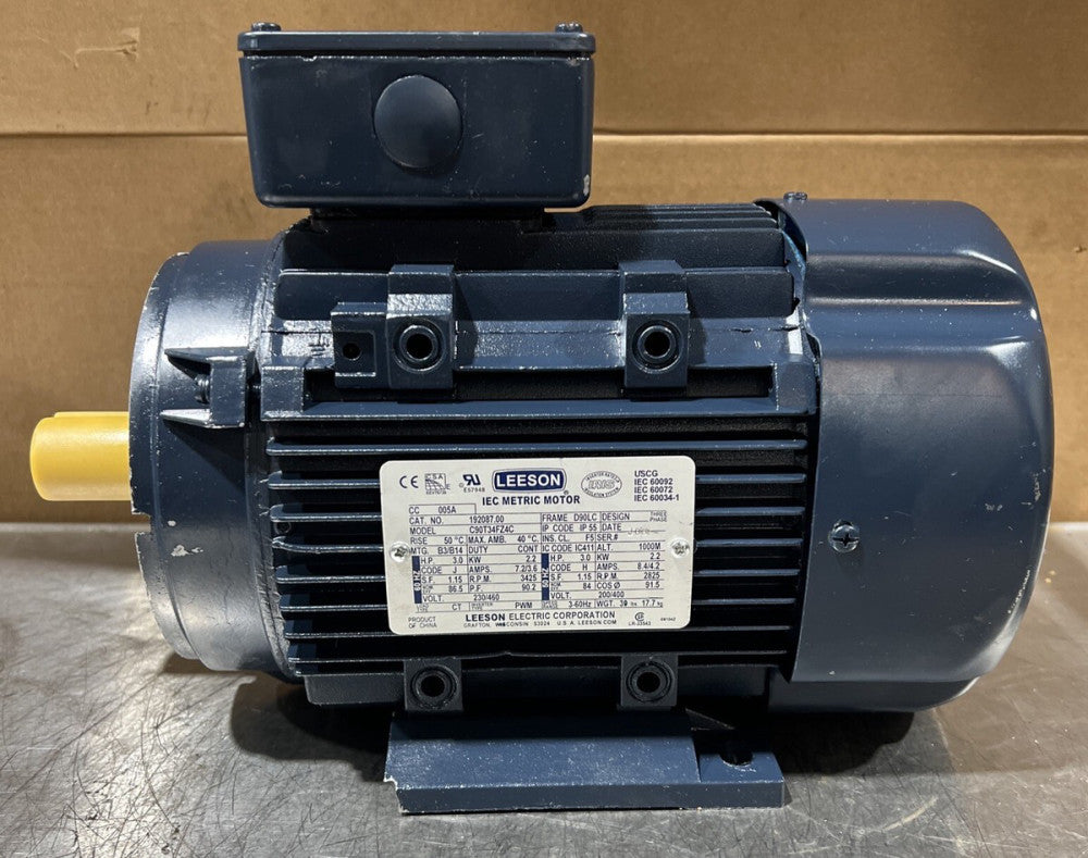 Leeson Cat No 192087.00 Motor 3 HP Nos Surplus