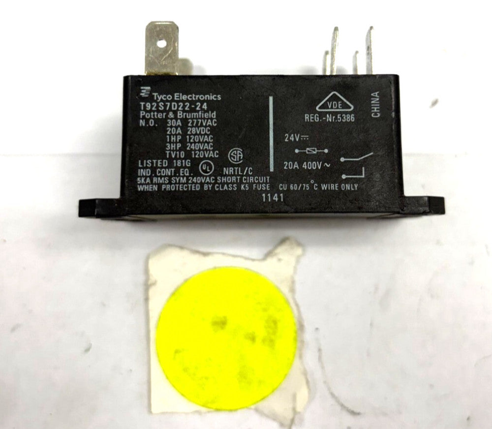POTTER & BRUMFIELD SOLID STATE RELAY T92S7D22-24 6-PIN 28 VDC 20A