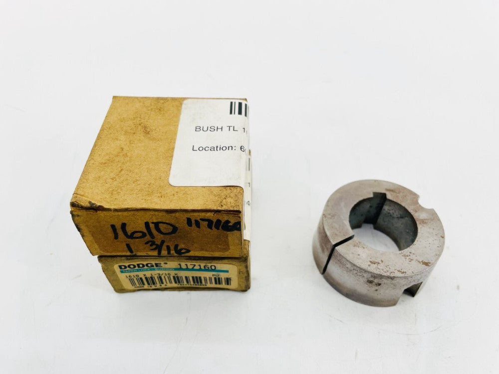 Lot of 2 New Dodge 1610 X 1 3/16 K Taper Lock Bushing 117160