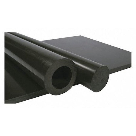 Zoro Select 69643104 Black Extruded Nylon 6/6 Rod Stock 4 Ft. L, 7/8" Dia.