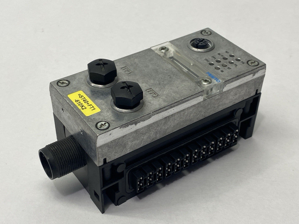Festo CPX-FB33 Bus Node 548755 w/ CPX-GE-EV-S Interlinking Block 195746