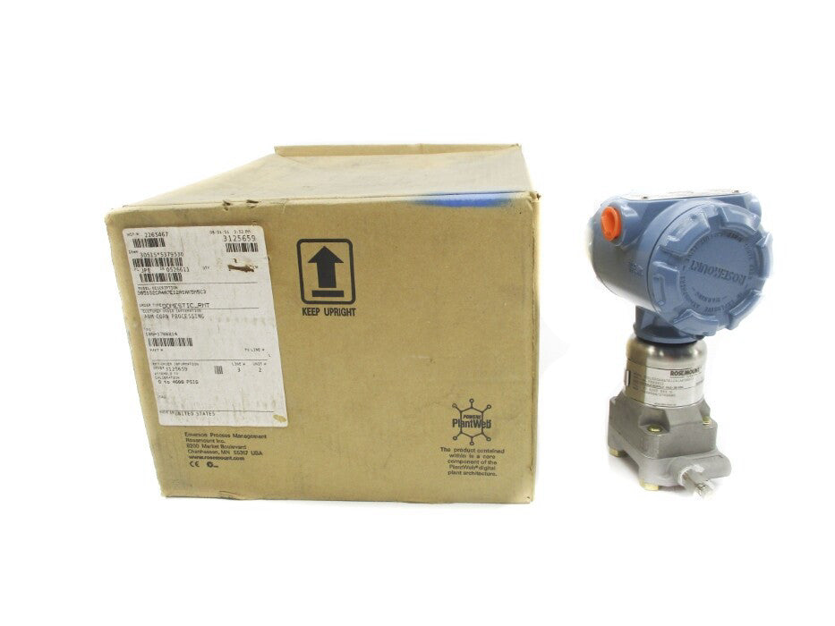 ROSEMOUNT 3051S2CA4A7E12A1AK5M5C3 0-4000PSI NSMP