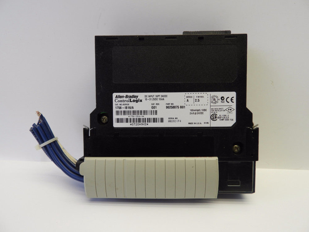 Allen Bradley 1756-1B16/A Rev. G01 96258875 B01 Series A