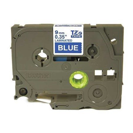 Brother Tze525 Label Tape Cartridge, White On Blue, Labels/Roll: Continuous