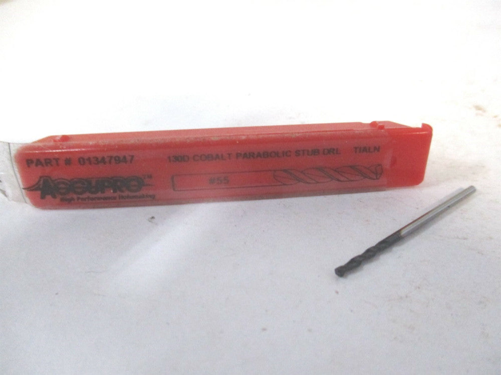 0.3150" x 1.1810" 55 130° Parabolic Flute Cobalt RH Screw Machine Drill Bit