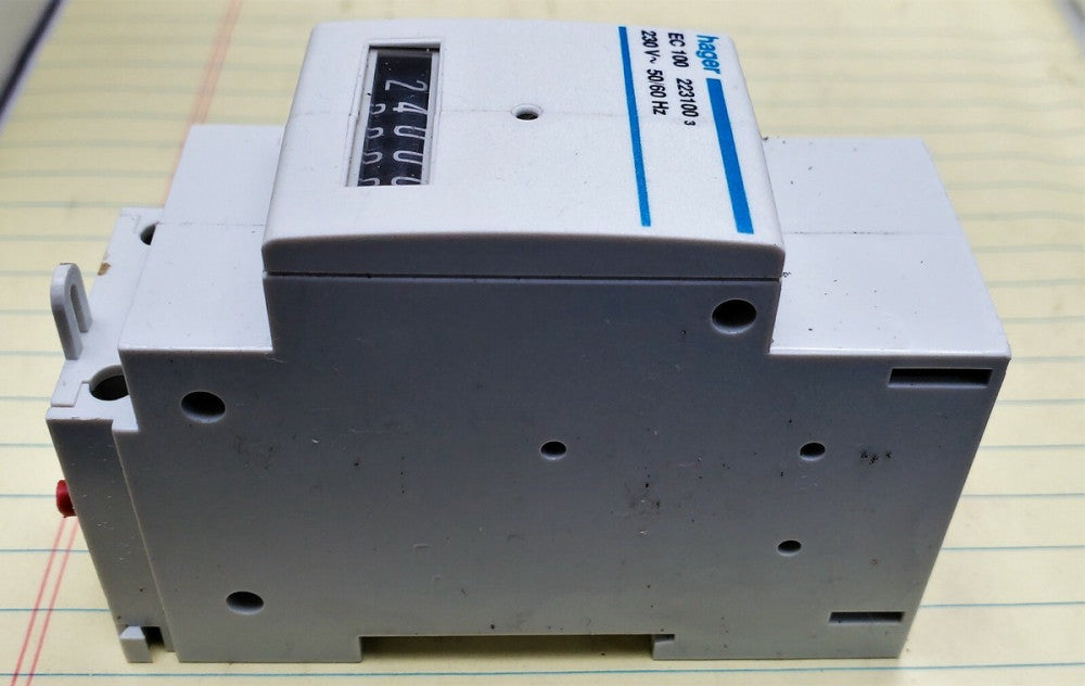 Hager Mechanical Counter 223100, Ec 100, 230 Volt WORKING PULL [OF33]