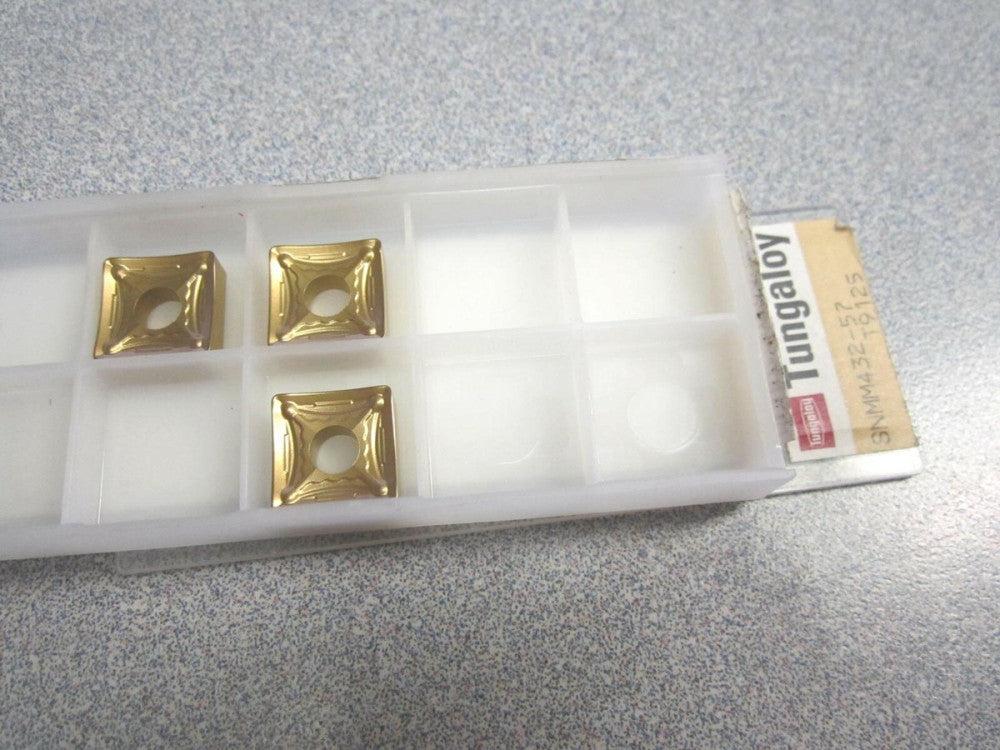 Tungaloy SNMM432-57 T9125 Carbide Turning & Boring Inserts Pack Of 3