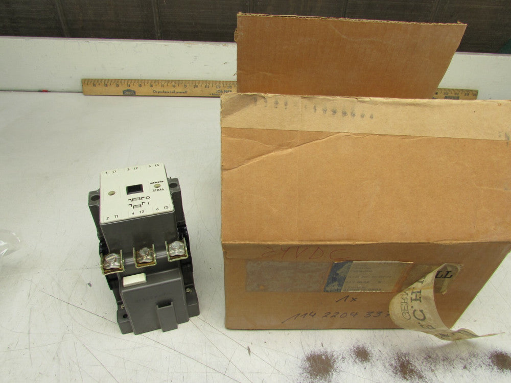SIEMENS 3TB4617-0BB4 80AMP 3POLE NEMA SIZE-2 CONTACTOR 24VDC COIL NEW IN BOX !!