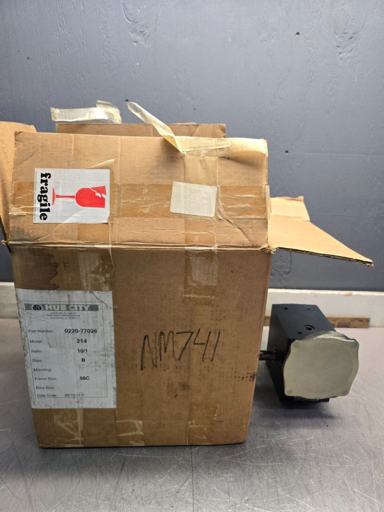 HUB CITY 0220-77026 MODEL-214 STYLE-B 10:1RATIO 7/8" SHAFT,NEW IN BOX!MAKE OFFER