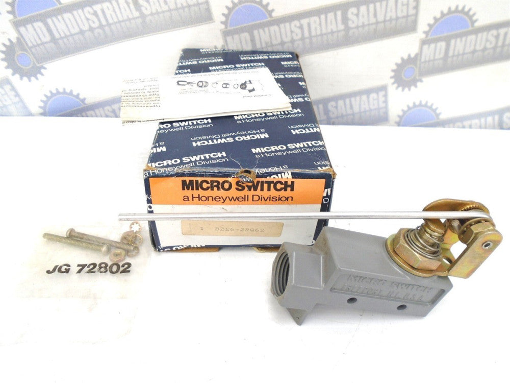 Honeywell - BZE6-2RQ62 - Compact LIMIT SWITCH - 1 NC/NO SPDT - 480VAC -NEW w/ROD