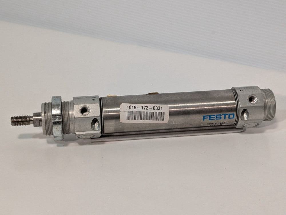 Festo DSW-40-100-PPV-A-B Industrial Pneumatic Cylinder, 40mm Bore, 100mm Stroke