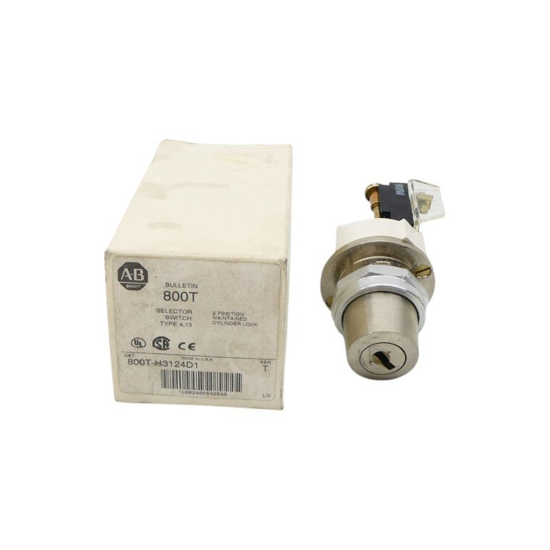 ALLEN BRADLEY 800T-H3124D1 SER. T (NO KEY) (WH) NSMP