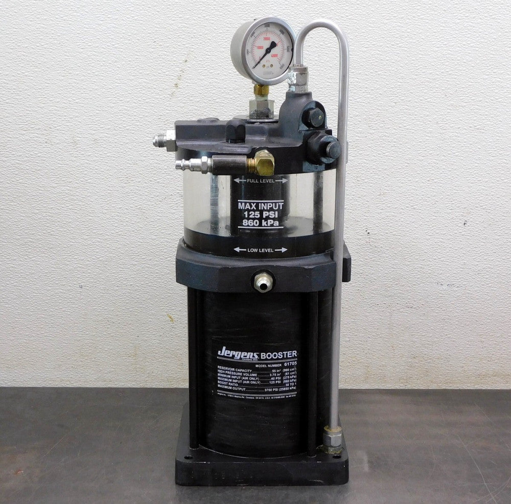 Jergens 61705 Standard Pneu-Oil Booster 30:1 Ratio 3750 PSI