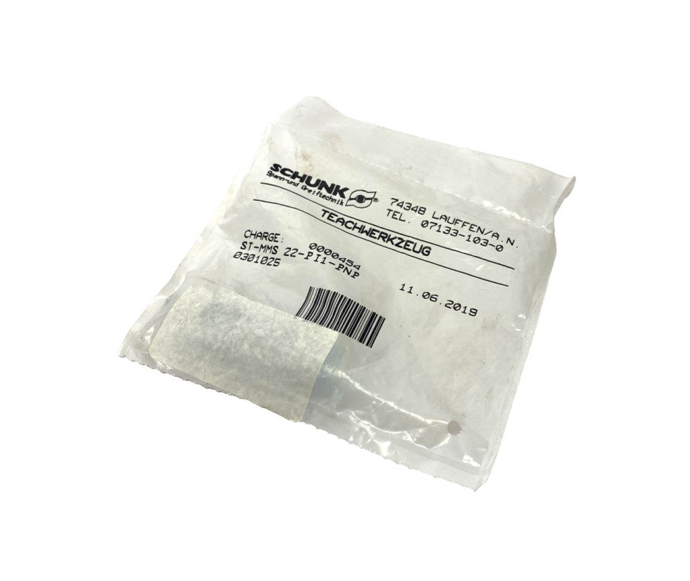 Schunk ST-MMS 22-PI1-PNP Plug Teaching Tool, M8 3-Pin PNP 301025