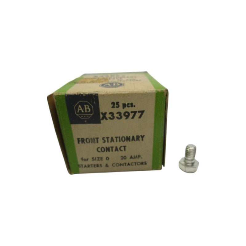 ALLEN BRADLEY X33977 (PKG 0F 25) (BK/GR) NSMP