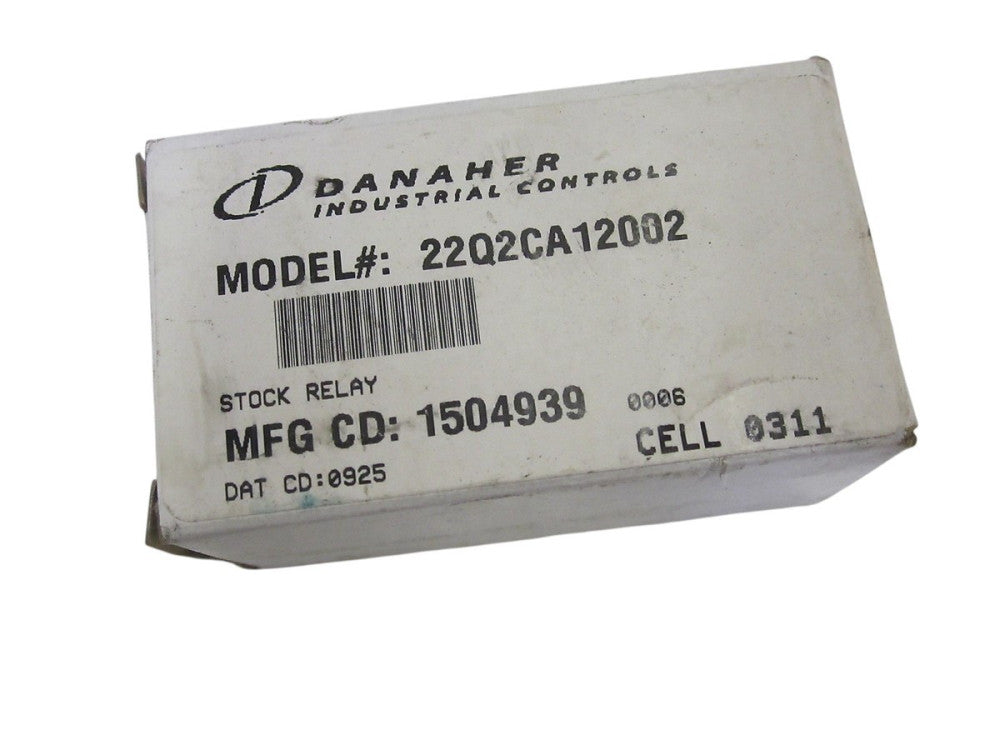 DANAHER 22Q2AC12002 RELAY 120V UNMP