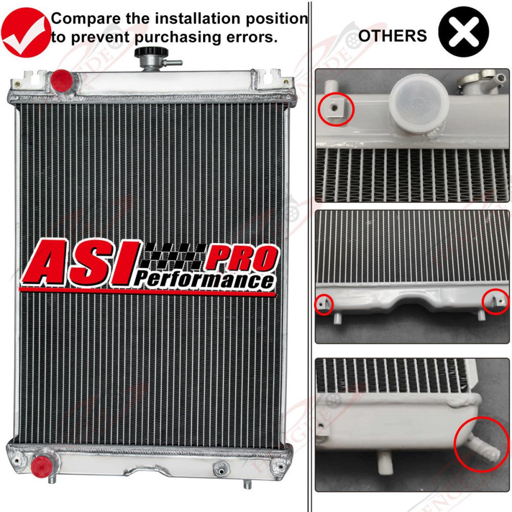 3 Row 52mm Aluminum Radiator For 2014-on Kubota L4760 L5040 L5060 L5240 L5740
