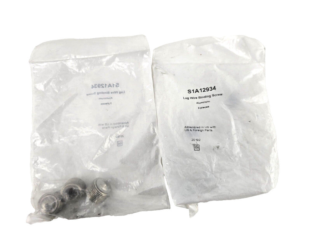 2 Bags - 6 Pieces Total S1A12934 Lug Wire Binding Screw Aluminum