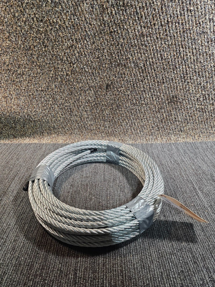 Galvanized Wire Rope Steel Core Cable 6 x 19 70 Ft. 1/2" Size, 307605 W323920