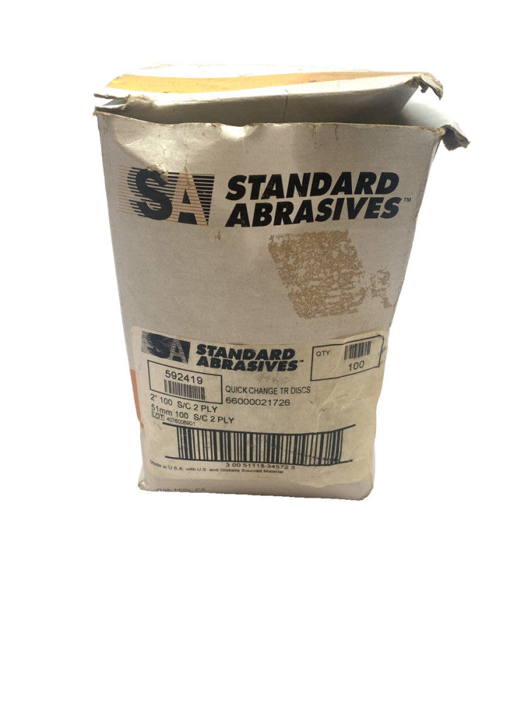 Standard Abrasives 7010330781 2-Ply Abrasive Disc PKG OF 74