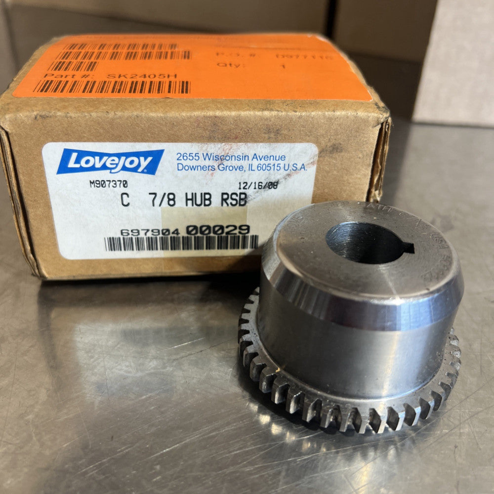 LOVEJOY C 7/8" ROUGH STOCK BORE FLEX HUB BORE 31mm  697904 00029 Nos Surplus