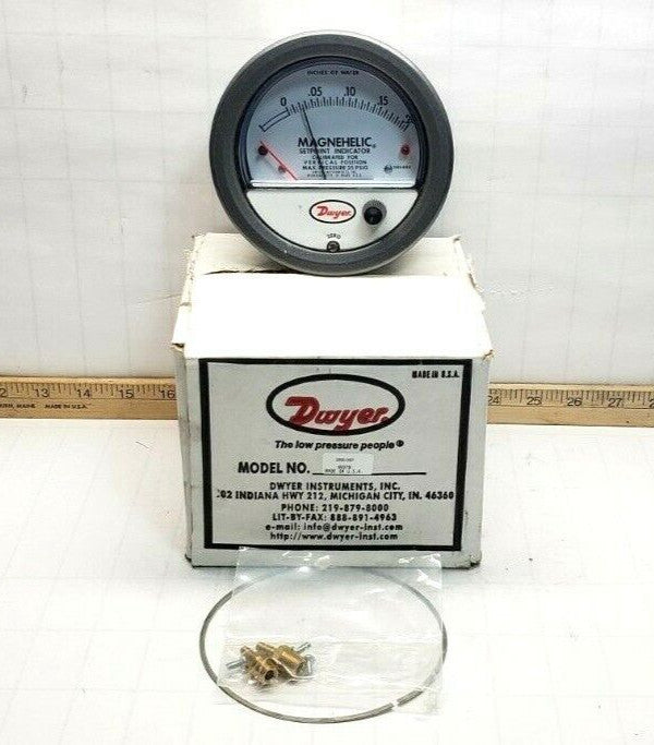 New Dwyer 2000-SP Magnehelic Differential Pressure Gauge 12-24 VDC  2000-0SP
