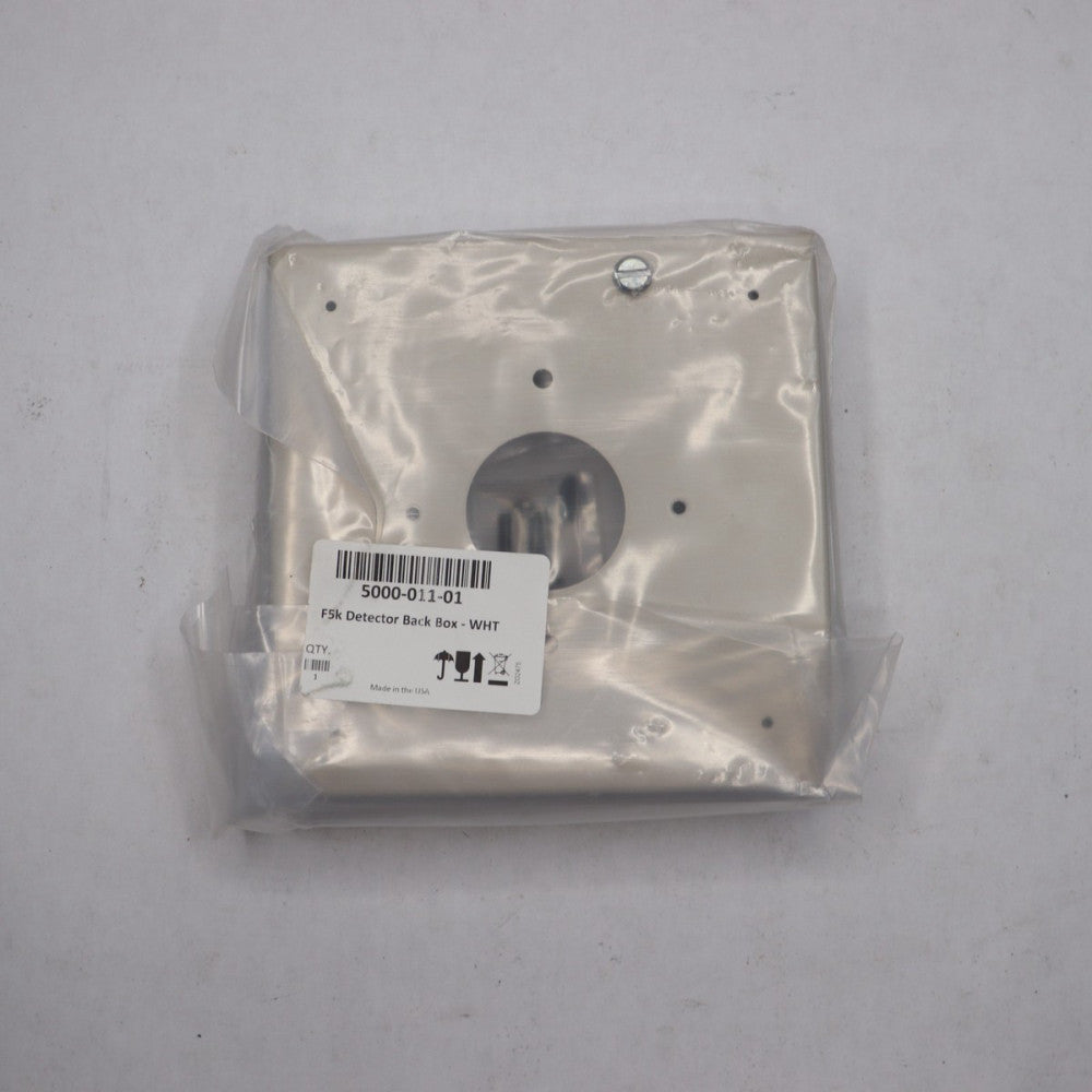 Detector Uni-Box F5K Backbox White 5000-011-01