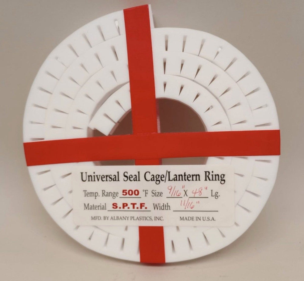 Albany Plastics 9/16X11/16 Flexible PTFE Lantern Ring 48" Length